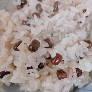 ☆炊飯器で作る普通米のお赤飯☆